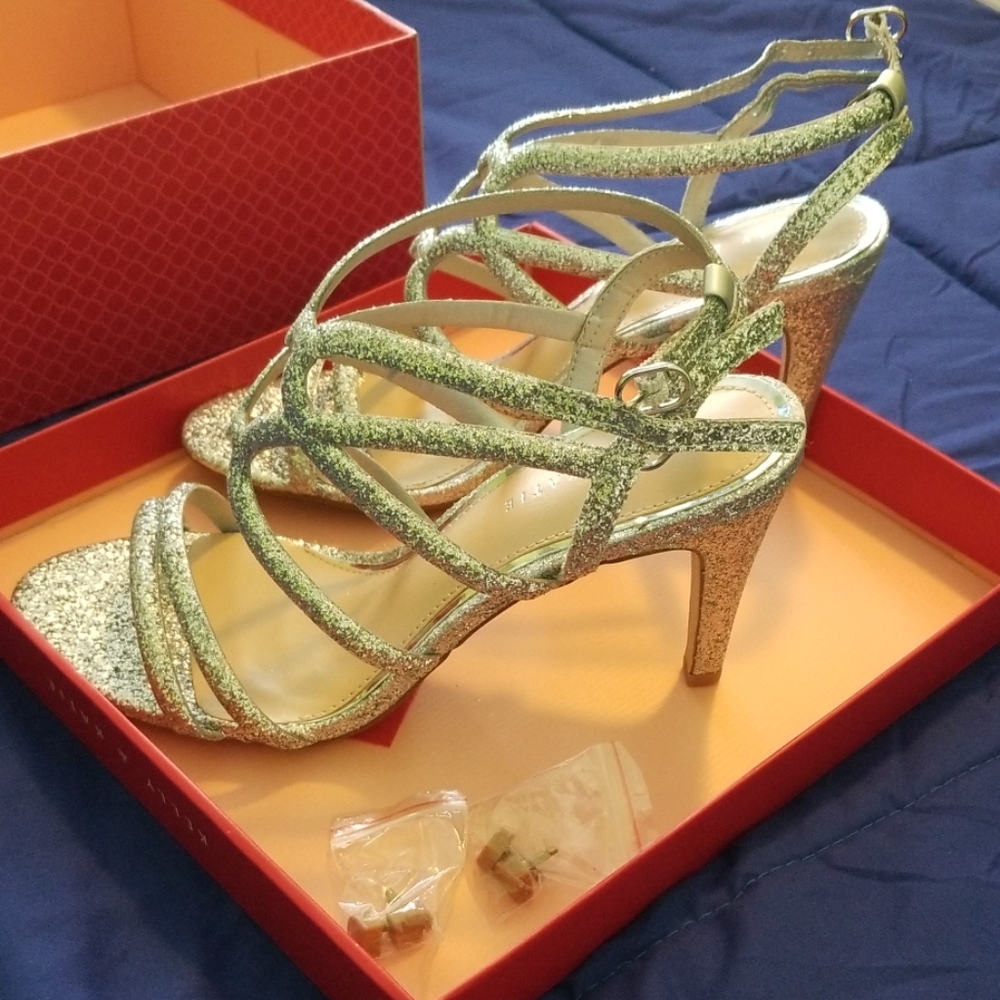 New Silver stilettos